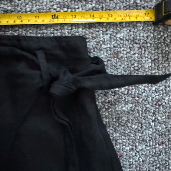 DISSH NWT Black 100% Linen Maxi Wrap Skirt Women Size 10 - Picture 6 of 10